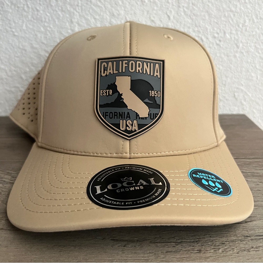 Local Crowns Americana California Trucker Adjustable Snapback Cap Brand New